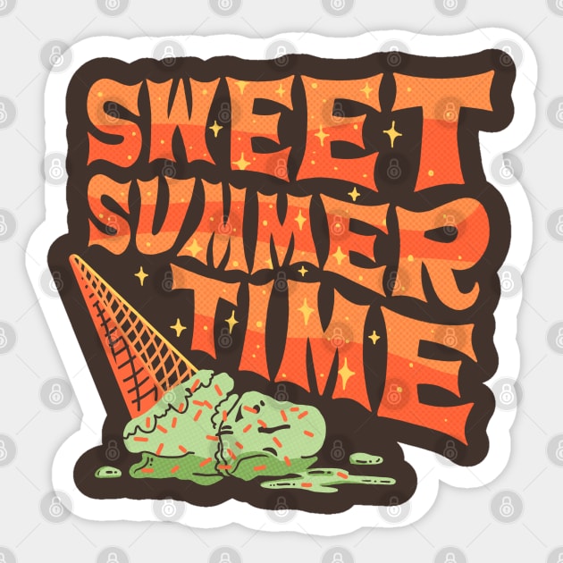 Sweet Summertime Sticker by Jillian Kaye Art